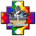 Logo da emissora Radio Nacional de Bolivia - La Folklorisima 106.5 - 107.7 FM