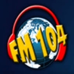 Logo da emissora Rádio FM 104