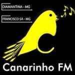 Logo da emissora Rádio Canarinho 97.7 FM