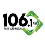 Logo da emissora Rádio Alto Uruguai 106.1 FM