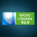 Logo da emissora Rádio Câmara Bauru 93.9 FM