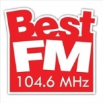 Logo da emissora Best 104.6 FM