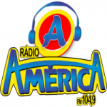 Logo da emissora Rádio América 104.9 FM