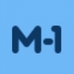 Logo da emissora M-1 106.8 FM