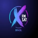 Logo da emissora Rádio X FM Sat Brasil