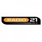 Logo da emissora Radio 21 89.3 FM