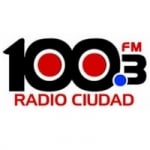 Logo da emissora Radio Ciudad 100.3 FM