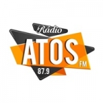 Logo da emissora Rádio Atos 87.9 FM