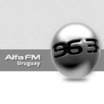 Logo da emissora Radio Alfa 96.3 FM
