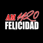 Logo da emissora Radio Felicidad 1420 AM