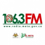 Logo da emissora Radio Meta 106.3 FM