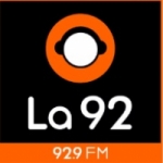 Logo da emissora Radio La 92.9 FM