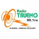 Logo da emissora Radio Trueno 99.1 FM