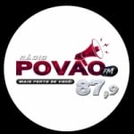 Logo da emissora Rádio Povão 87.9 FM