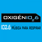 Logo da emissora Rádio Oxigénio 102.6 FM