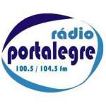 Logo da emissora Rádio Portalegre 100.5 FM