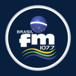 Logo da emissora Rádio Brasil 107.7 FM