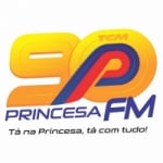 Logo da emissora Rádio Princesa 90.9 FM