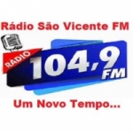 Logo da emissora Rádio São Vicente FM