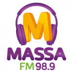 Logo da emissora Rádio Massa 98.9 FM