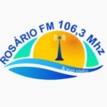 Logo da emissora Rádio Rosário 106.3 FM