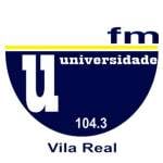 Logo da emissora Rádio Universidade 104.3 FM