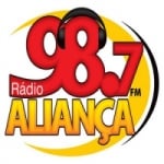 Logo da emissora Rádio Aliança 98.7 FM