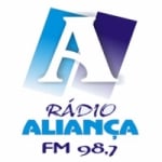 Logo da emissora Rádio Aliança 98.7 FM