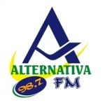 Logo da emissora Rádio Alternativa 98.7 FM