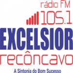 Logo da emissora Rádio Excelsior Recôncavo 105.1 FM