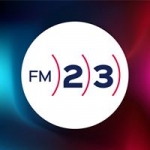 Logo da emissora Radio 23 88.8 FM