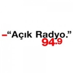 Logo da emissora Açik Radio 94.9 FM