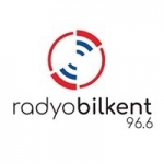 Logo da emissora Radio Bilkent 96.6 FM