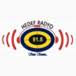 Logo da emissora Hedef Radio 91.8 FM