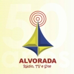 Logo da emissora Rádio Alvorada 100.1 FM