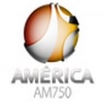 Logo da emissora Rádio América 750 AM