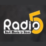 Logo da emissora Radio 5 FM 94.7