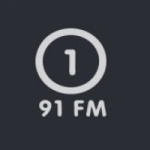 Logo da emissora Radio One 91.0 FM