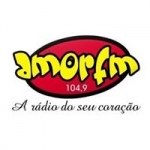 Logo da emissora Rádio Amor 104.9 FM