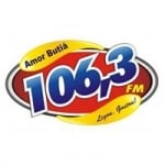 Logo da emissora Rádio Amor Butiá 106.3 FM