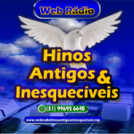 Logo da emissora Rádio Hinos Antigos e Inesquecíveis