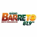 Logo da emissora Rádio Barreto 87.9 FM