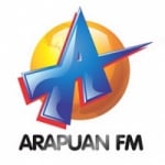 Logo da emissora Rádio Arapuan 98.5 FM