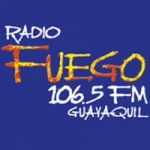 Logo da emissora Radio Fuego 106.5 FM