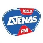 Logo da emissora Rádio Atenas 105.3 FM