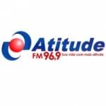 Logo da emissora Rádio Atitude 96.9 FM