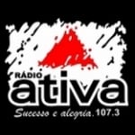 Logo da emissora Rádio Ativa 107.3 FM