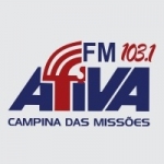 Logo da emissora Rádio Ativa 103.1 FM