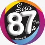 Logo da emissora Rádio Sua 87.9 FM