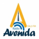 Logo da emissora Rádio Avenida 106.5 FM